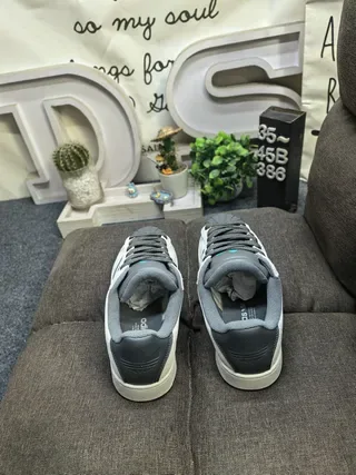 Adidas Superstar Off-White and Gray Lifestyle Sneakers 8