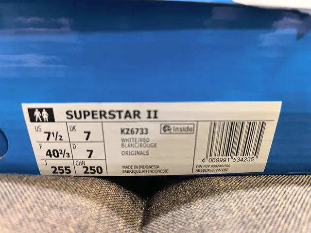 Adidas Superstar Off-White and Red Lifestyle Sneakers 2