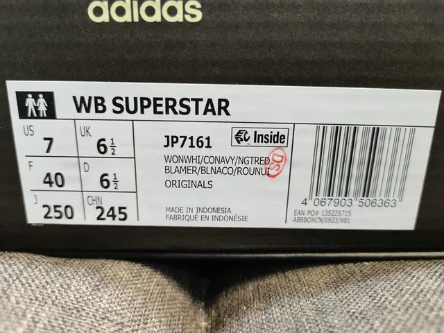 Adidas Superstar Off-White Croc-Embossed Navy Stripe Lifestyle Sneakers 2