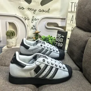 Adidas Superstar White and Black Lifestyle Sneakers
