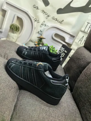 Adidas Superstar White and Black Lifestyle Sneakers 7
