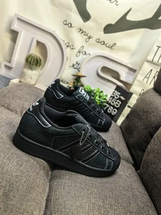 Adidas Superstar White and Black Lifestyle Sneakers 9