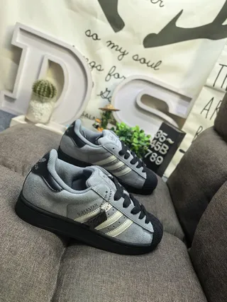 Adidas Superstar White and Black Lifestyle Sneakers 19
