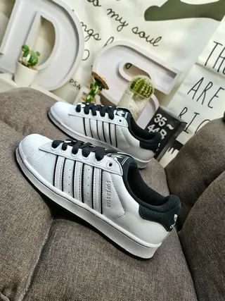 Adidas Superstar White and Black Lifestyle Sneakers 7