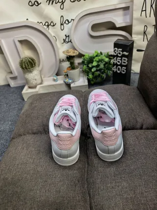 Adidas Superstar White and Pink Lifestyle Sneakers 8