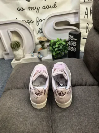 Adidas Superstar White and Silver Metallic Lifestyle Sneakers 18