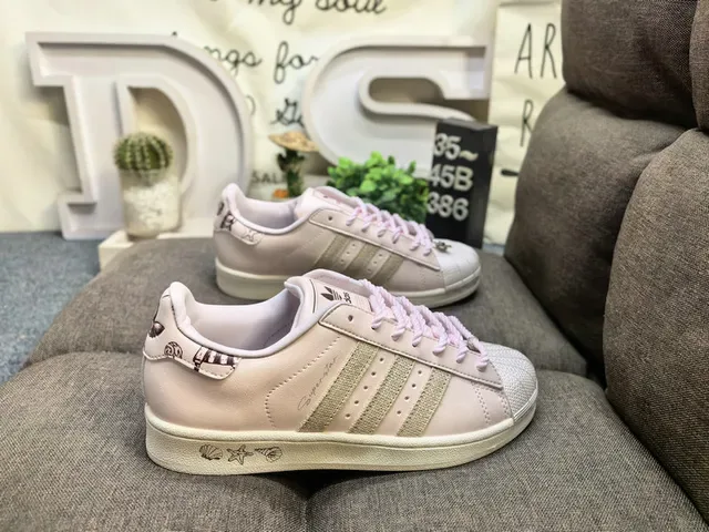 Adidas Superstar White and Silver Metallic Lifestyle Sneakers 21