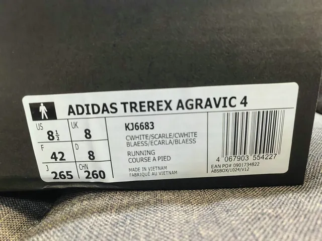Adidas TERREX White and Black Running Shoes 2
