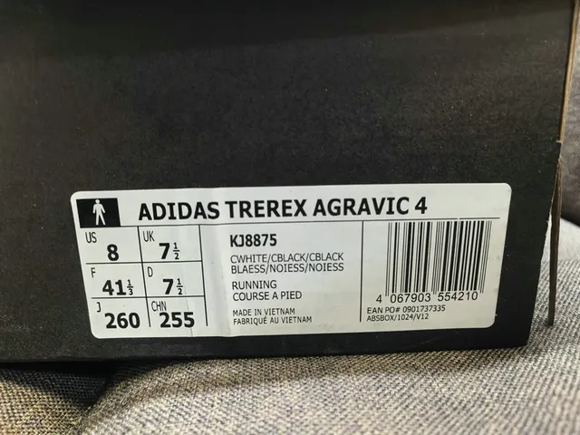 Adidas TERREX White and Black Running Shoes 12