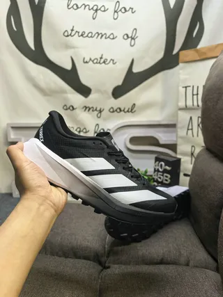 Adidas TERREX White and Black Running Shoes 15