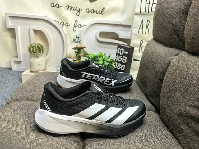 Adidas TERREX White and Black Running Shoes 21