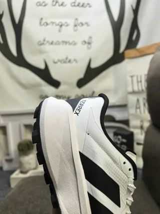 Adidas TERREX White and Black Running Shoes 23