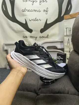 Adidas White Black Chunky Midsole Mesh And Synthetic Overlay Upper Lifestyle Sneakers 5
