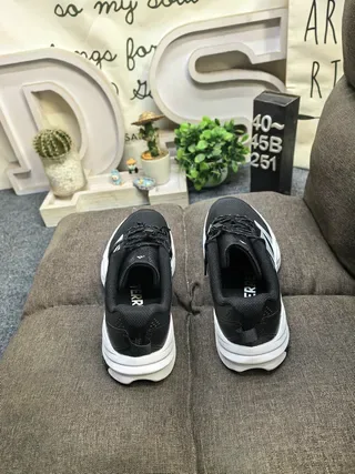 Adidas White Black Chunky Midsole Mesh And Synthetic Overlay Upper Lifestyle Sneakers 8