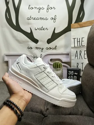 Adidas White Low-Top Lifestyle Sneakers 6
