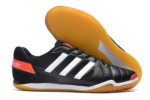 Adidas White Orange Low-Top Perforated Mesh Upper Sneakers 4