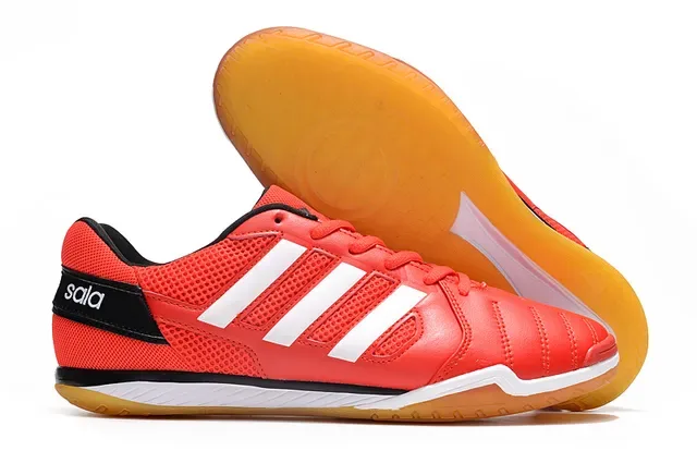 Adidas White Orange Low-Top Perforated Mesh Upper Sneakers 10