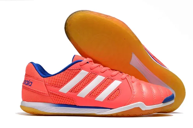 Adidas White Orange Low-Top Perforated Mesh Upper Sneakers 15