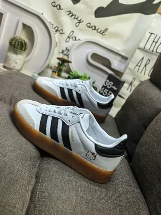 Adidas White Pink Low-Top Gum Sole Lifestyle Sneakers 7