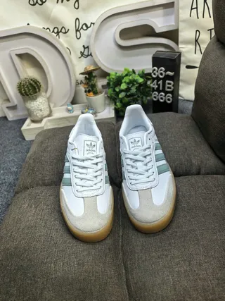Adidas White Pink Low-Top Gum Sole Lifestyle Sneakers 20