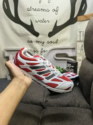 Adidas White Silver Mesh-and-Synthetic Overlay Three-Stripe Side Branding Lifestyle Sneakers 5