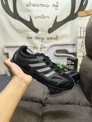 Adidas White Silver Mesh-and-Synthetic Overlay Three-Stripe Side Branding Lifestyle Sneakers 15