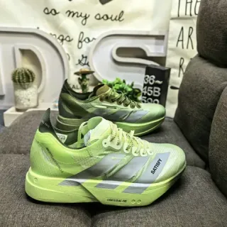 Adidas x Satisfy Lightstrike Pro Neon Lime Green Lifestyle Sneakers
