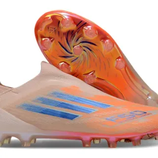 Adidas X Speedflow Beige Orange Blue Firm-Ground Soccer Shoes