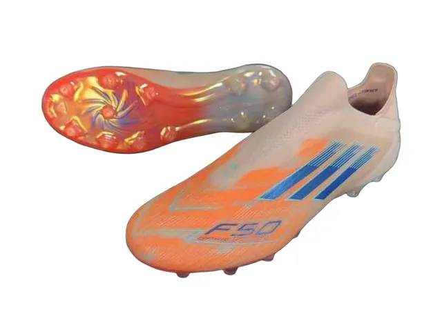 Adidas X Speedflow Beige Orange Blue Firm-Ground Soccer Shoes 8