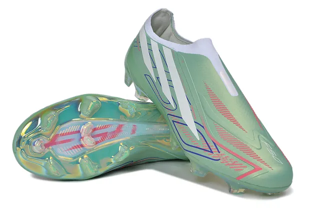 Adidas X Speedflow Iridescent Green Firm-Ground Soccer Shoes 3