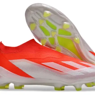 Adidas X Speedflow Orange White Lime Green Firm-Ground Soccer Shoes