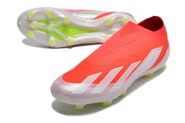 Adidas X Speedflow Orange White Lime Green Firm-Ground Soccer Shoes 3