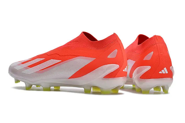 Adidas X Speedflow Orange White Lime Green Firm-Ground Soccer Shoes 4