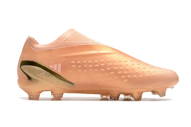 足球鞋 Adidas X Speedflow Peach and Gold 草地 7