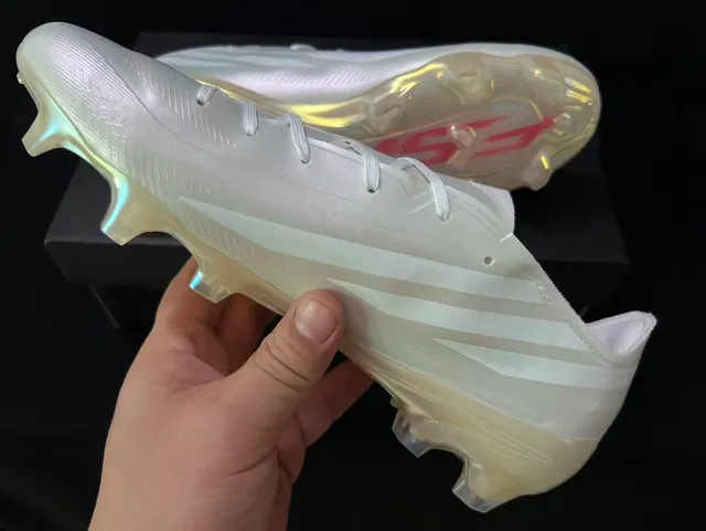 Adidas X Speedflow Translucent White Firm-Ground Soccer Shoes 4