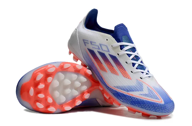 Adidas X Speedflow White Blue Orange Firm-Ground Soccer Shoes 3