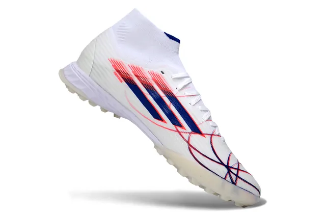 Adidas X Speedflow Blanc Bleu Rouge Chaussures de Football Turf 2