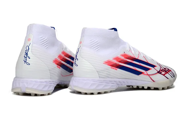 Adidas X Speedflow Blanc Bleu Rouge Chaussures de Football Turf 5