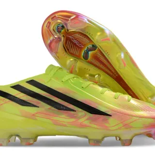 Adidas X Speedportal Hyperfast Fluorescent Yellow Iridescent Firm-Ground Soccer Shoes