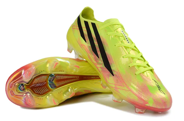 Adidas X Speedportal Hyperfast Jaune fluorescent irisé Firm-Ground Chaussures de football 4