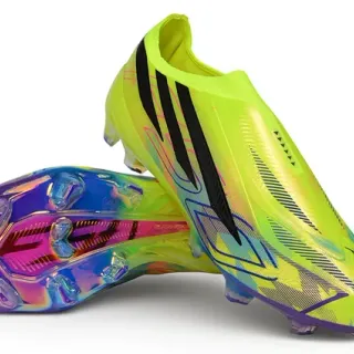 Adidas X Speedportal Neon Yellow Iridescent Firm-Ground Soccer Shoes