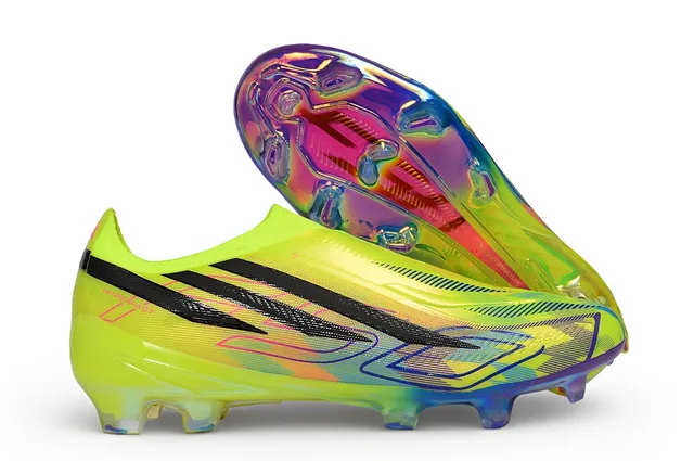 Adidas X Speedportal Neon Yellow Iridescent Firm-Ground Soccer Shoes 4