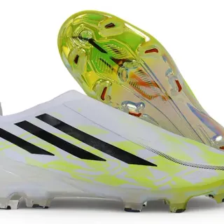 Adidas X Speedportal Neon Yellow White Firm-Ground Soccer Shoes