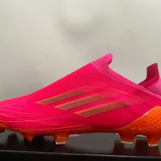 Adidas X Speedportal Pink Orange Firm-Ground Soccer Shoes