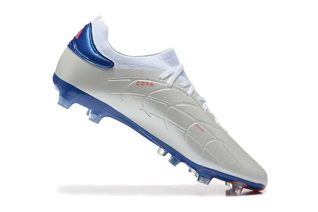 Adidas X Blanc Bleu Low-Cut Synthétique Haut Tacos Coniques Moulés Firm-Ground Chaussures de football 4