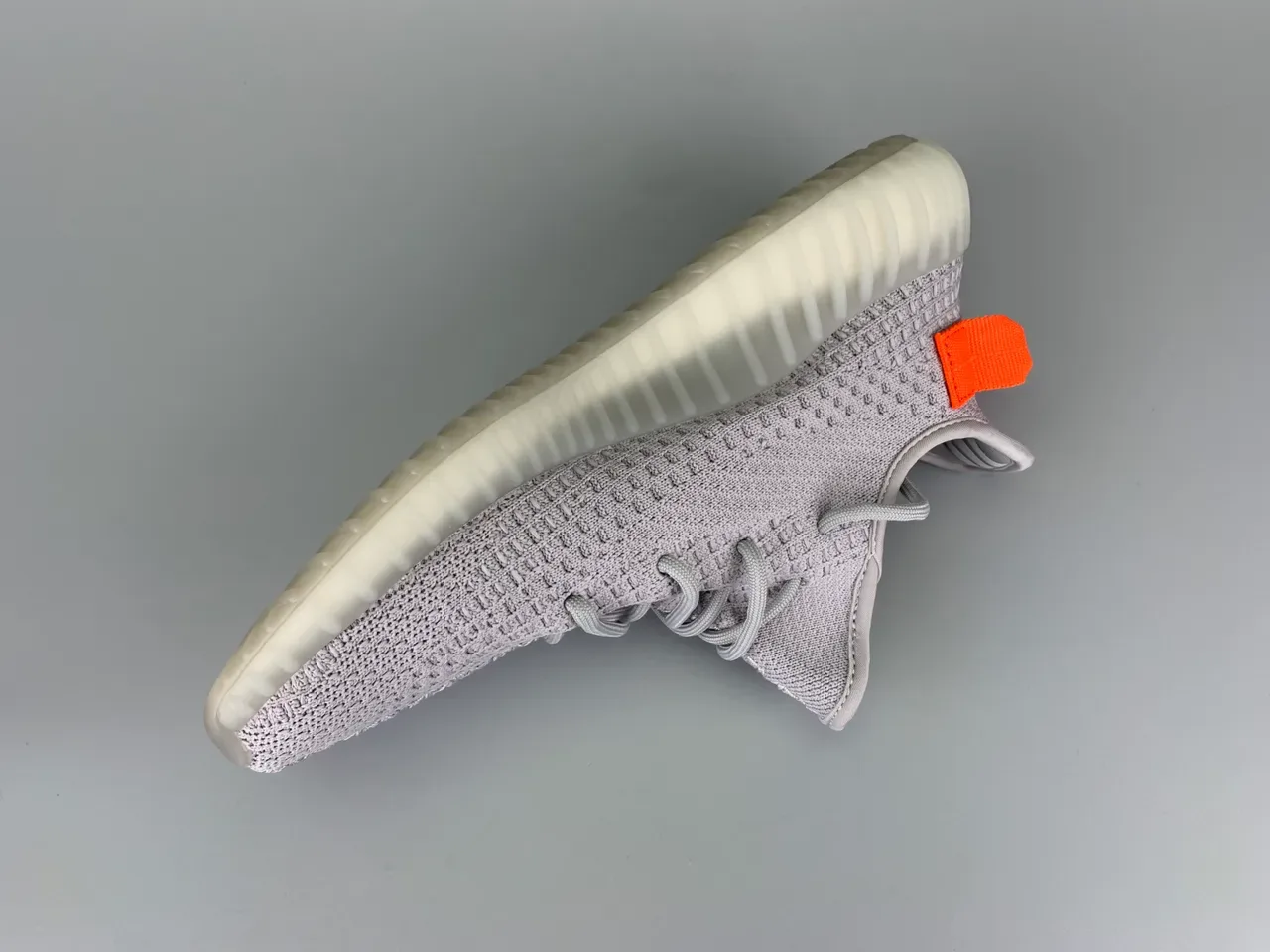 Adidas Yeezy Boost 350 Gray Coral Orange Lifestyle Sneakers 9