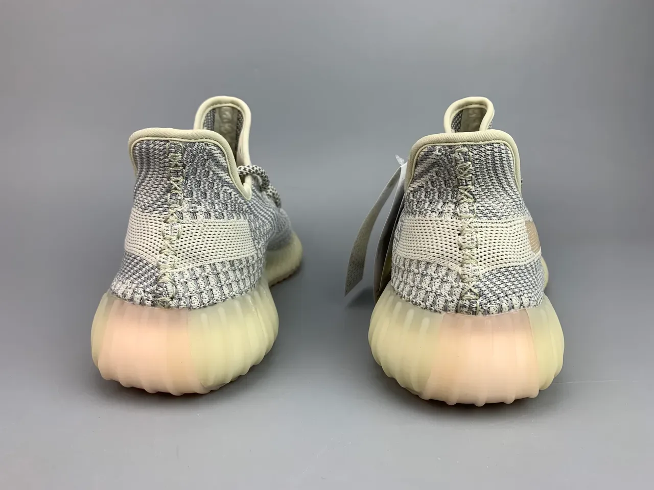 Adidas Yeezy Boost 350 V2 Light Gray Beige Lifestyle Sneakers 7