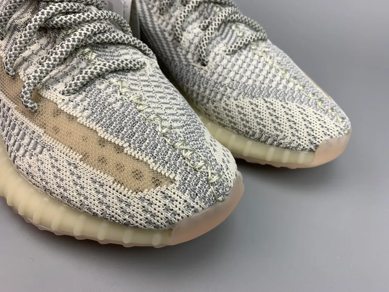 Adidas Yeezy Boost 350 V2 Light Gray Beige Lifestyle Sneakers 9