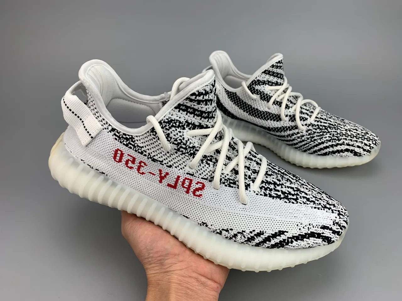 Adidas Yeezy Boost 350 Zebra Lifestyle Sneakers 12