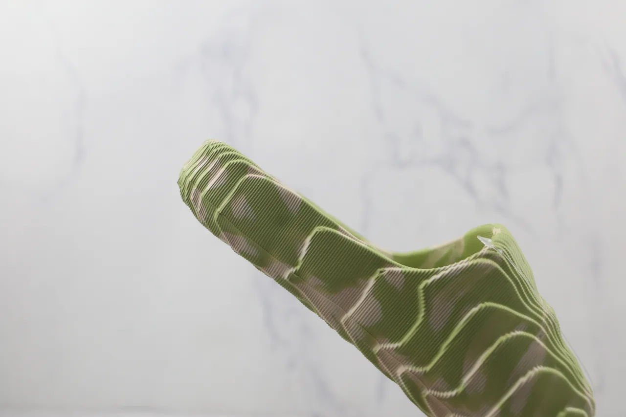 Adidas Yeezy Slide Marbled Green and Cream Slippers 5